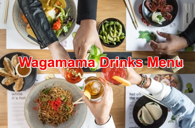 Wagamama Drinks Menu UK